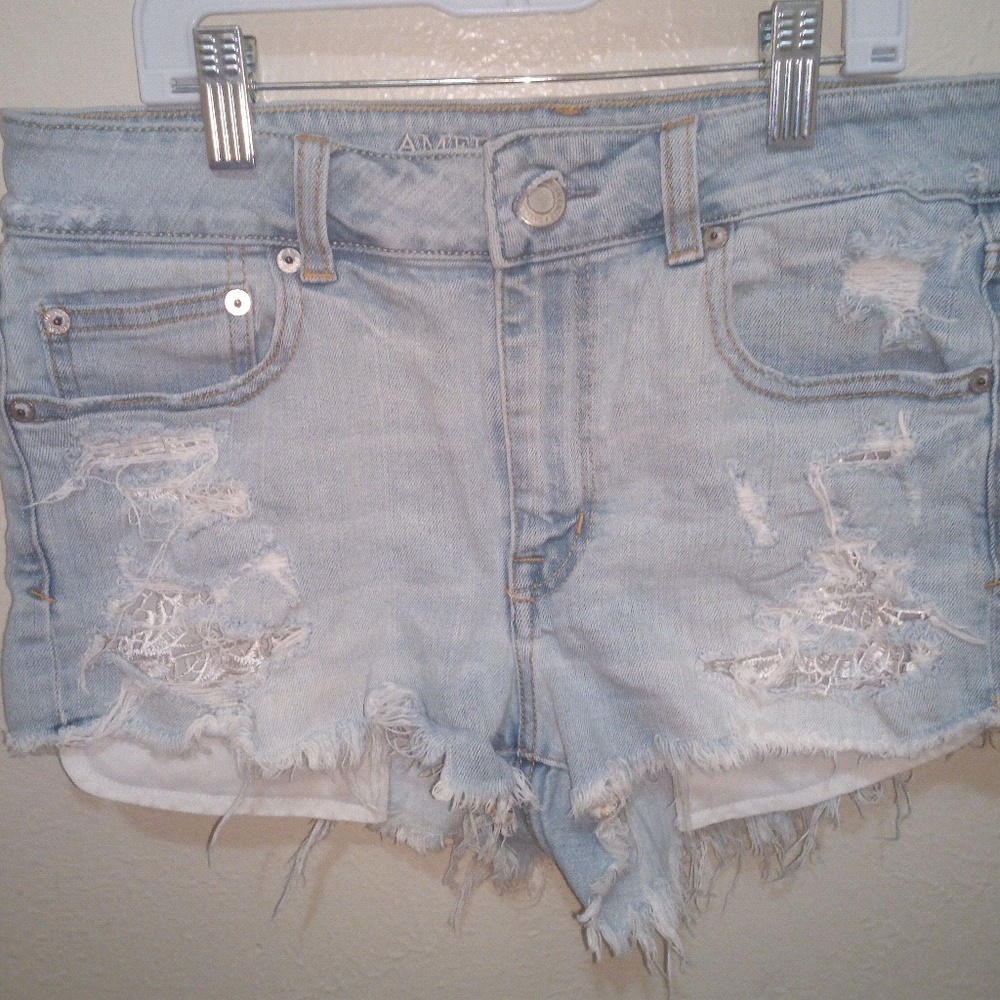 American eagle cute light Jean shorts